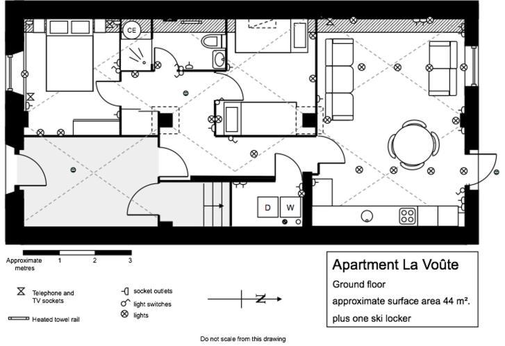Two Bedroom Apartment La Voute, Chandon near Meribel Les Allues Extérieur photo